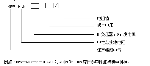 定制中性点接地电阻柜